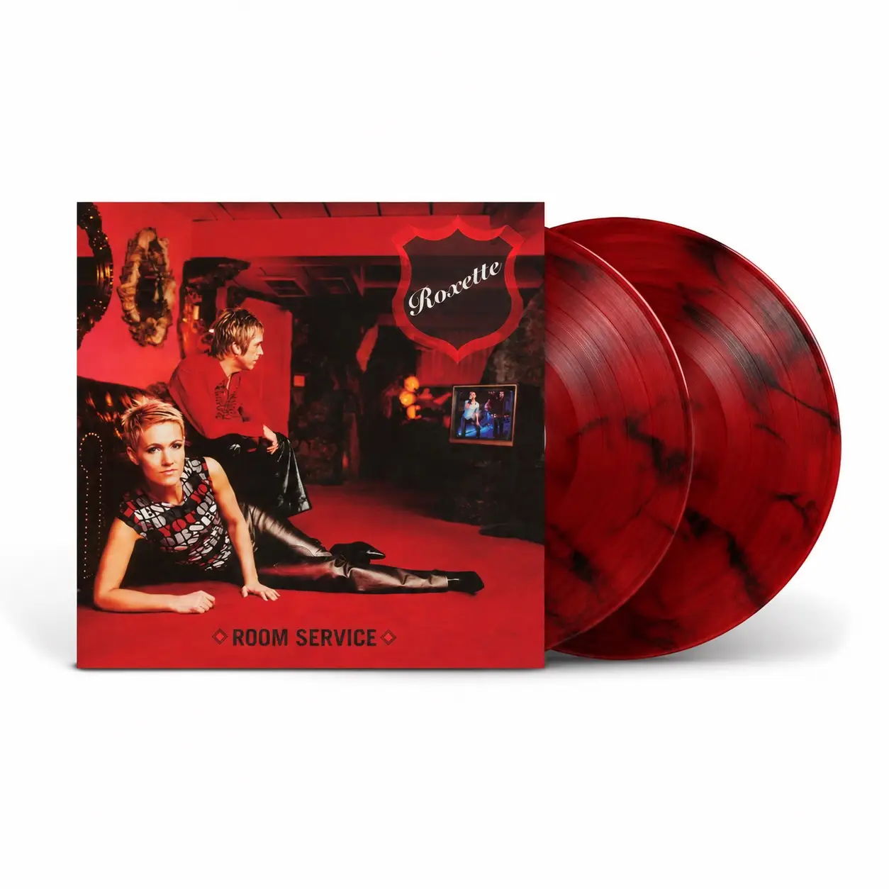ROXETTE - Room Service (red & black marbled)