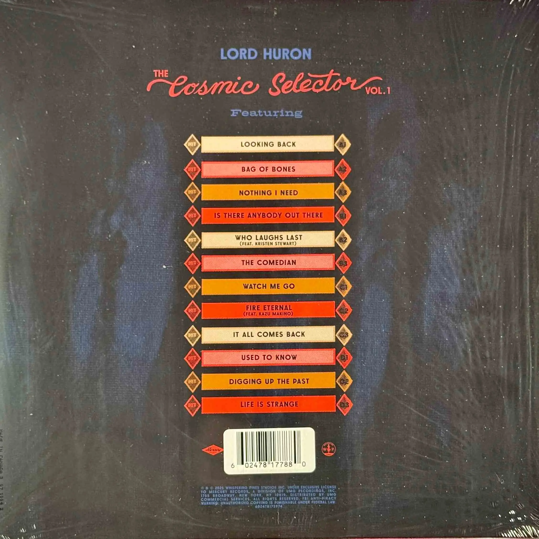 LORD HURON - The Cosmic Selector Vol. 1 (red swirl)