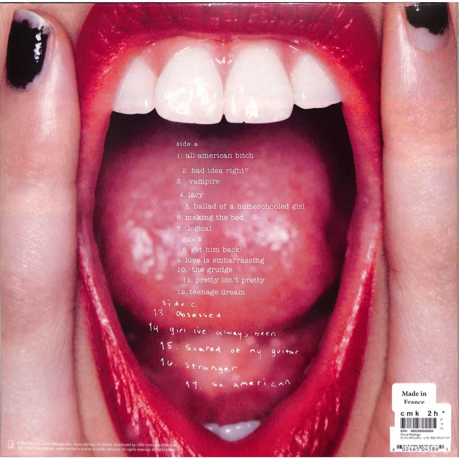 OLIVIA RODRIGO - Guts (splatter) OLIVIA RODRIGO - Guts (splatter)